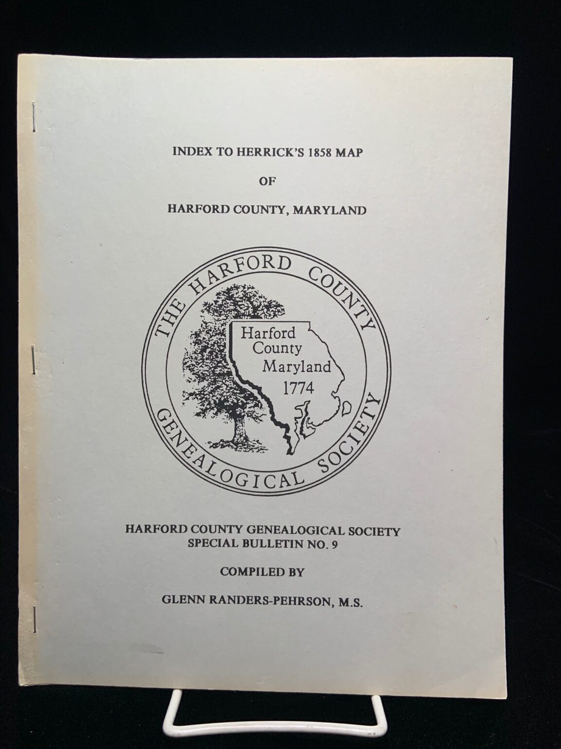 Index To Herrick's 1858 Map Of Harford County, Maryland Digital - The ...